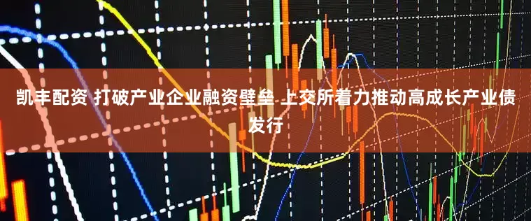 凯丰配资 打破产业企业融资壁垒 上交所着力推动高成长产业债发行