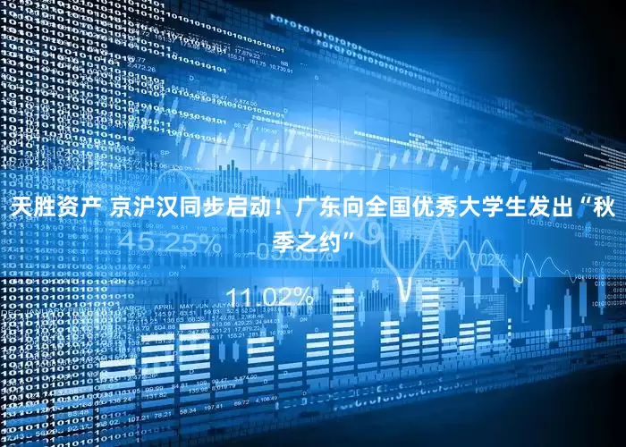天胜资产 京沪汉同步启动!广东向全国优秀大学生发出“秋季之约”